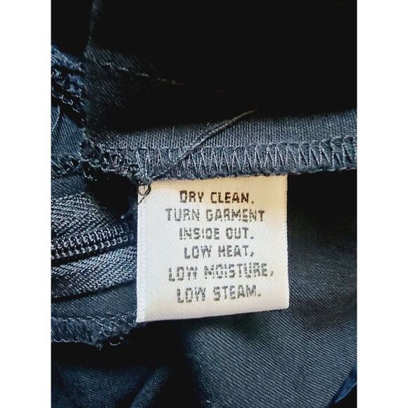 St. John 16 Caviar Women's 16 Dress Pants Slacks Black Side Zip/Hook No  Mat Tag - Picture 8 of 8